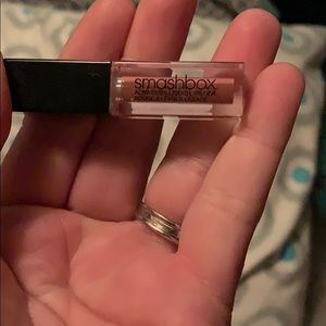 Smashbox liquid lipstick color: stepping out.